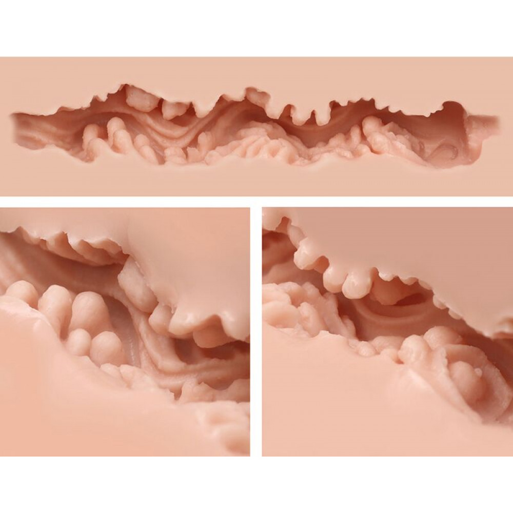 Мастурбатори без вібрації - Мастурбатор-анус Naked Factory Cup Sleeve A-2, наскрізний 9