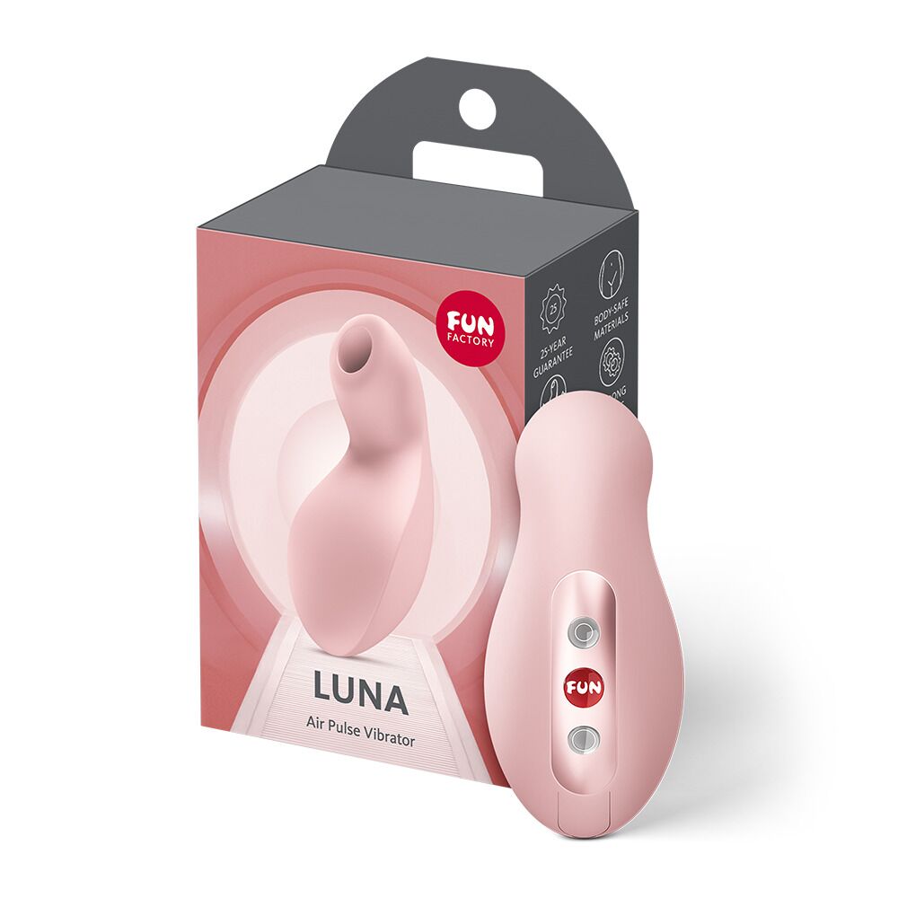 Вакуумный вибратор - Вакуумный стимулятор Fun Factory Luna Soft Pink 5