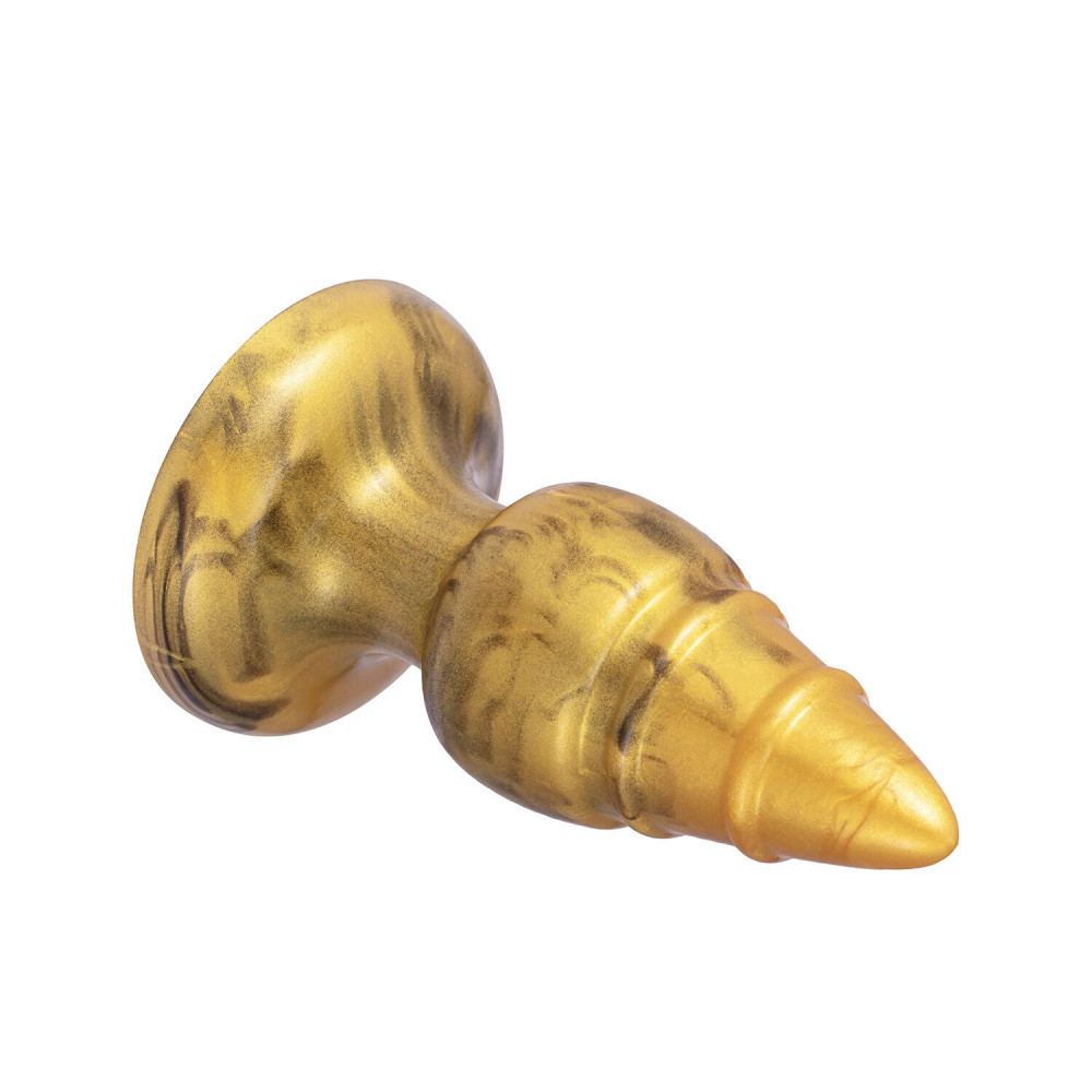 Анальні іграшки без вібрації - Анальна пробка SilexD Fantasy - Goldy M Plug 1