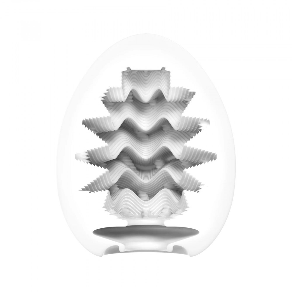 Мастурбатори без вібрації - Мастурбатор-яйце Tenga Egg Wavy 2