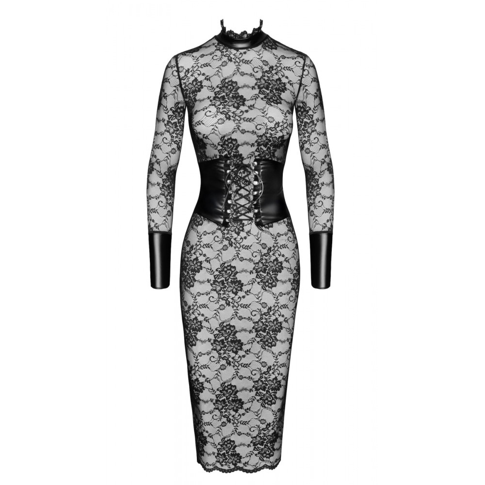  - Сукня Noir Handmade F375 Noirelle Lace Corset Midi dress XL 6