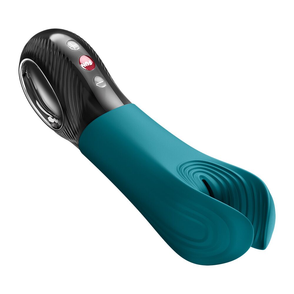 Мастурбаторы с вибрацией - Вибратор для пениса Fun Factory MANTA Bottle Green, подходит для парных игр 1