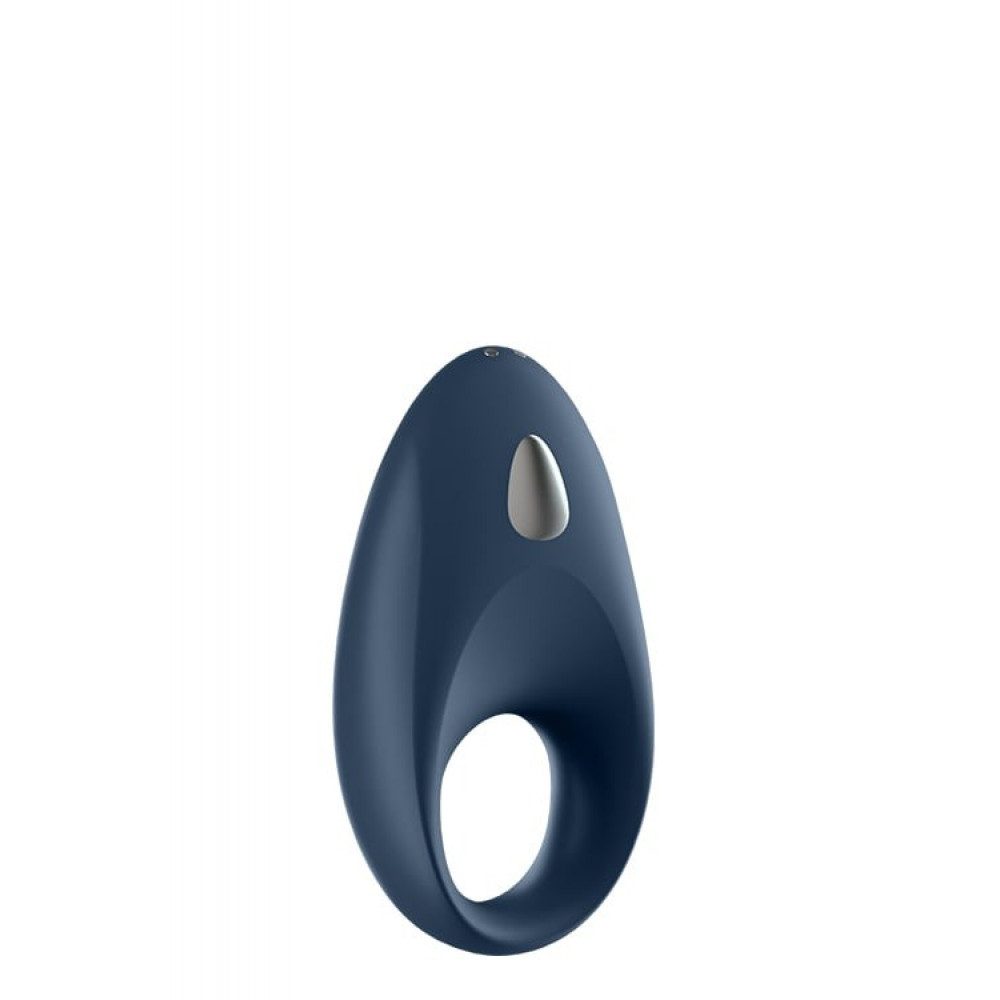 Разное - Эрекционное смарт-виброкольцо Satisfyer Mighty One синее 2