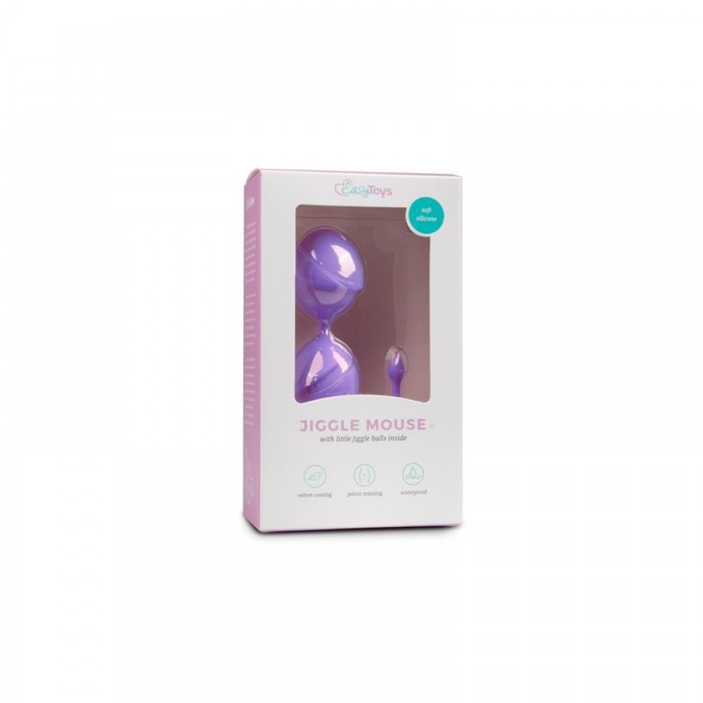 Секс игрушки - Вагинальные шарики двойные Purple Double Vagina Balls 1