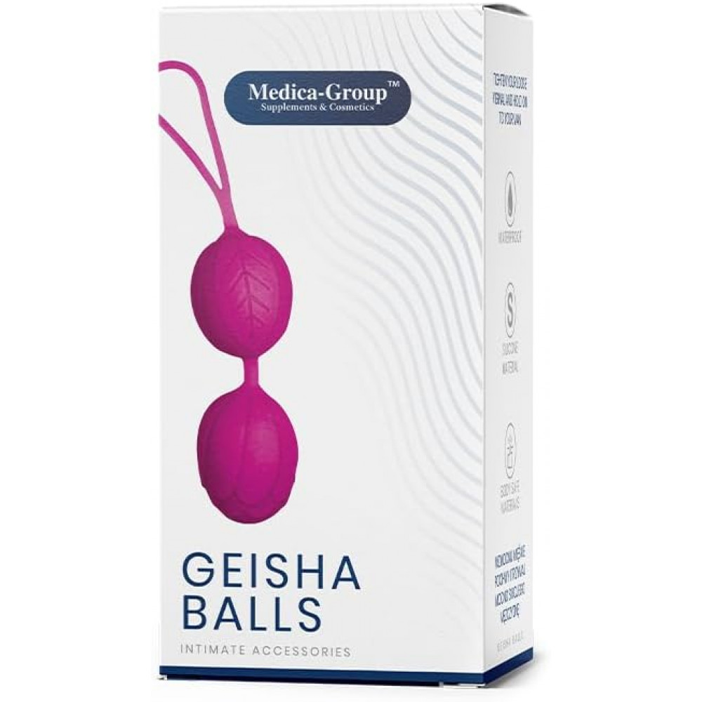 Різне - Вагінальні кульки гейші Medica Group Geisha Balls, фіолетові, 3.6 см