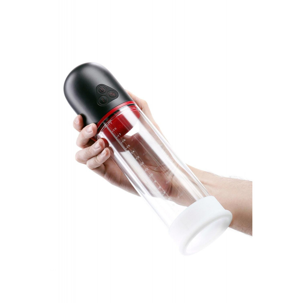 Помпы - Вакуумная помпа NS Novelties Renegade с вибрацией, белая, 29.5 см 2