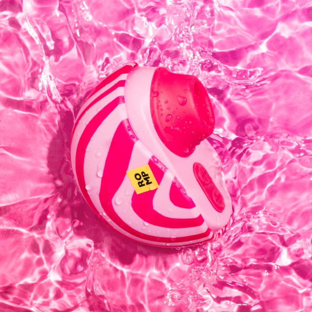 Вакуумний вібратор - Вакуумний стимулятор клітора ROMP Spin в тревел-форматі, рожевий 32