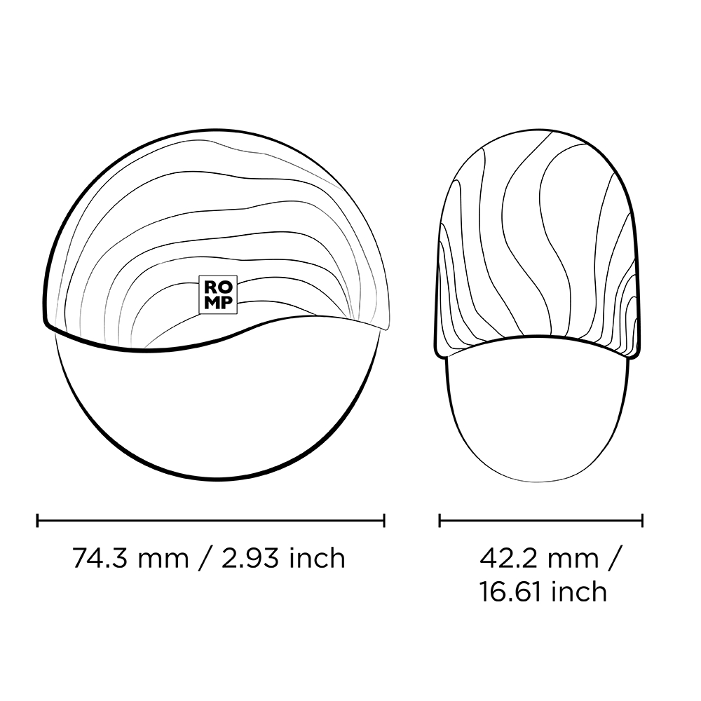 Вакуумний вібратор - Вакуумний стимулятор клітора ROMP Spin в тревел-форматі, рожевий 7