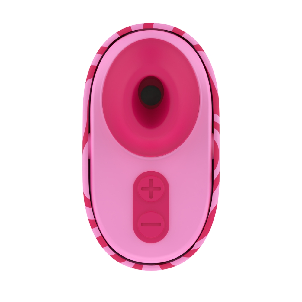 Вакуумний вібратор - Вакуумний стимулятор клітора ROMP Spin в тревел-форматі, рожевий 22