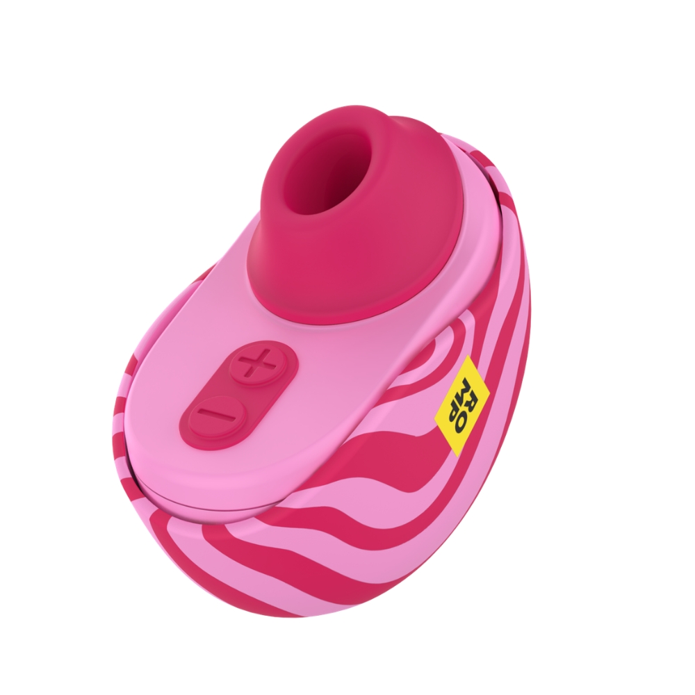 Вакуумний вібратор - Вакуумний стимулятор клітора ROMP Spin в тревел-форматі, рожевий 24