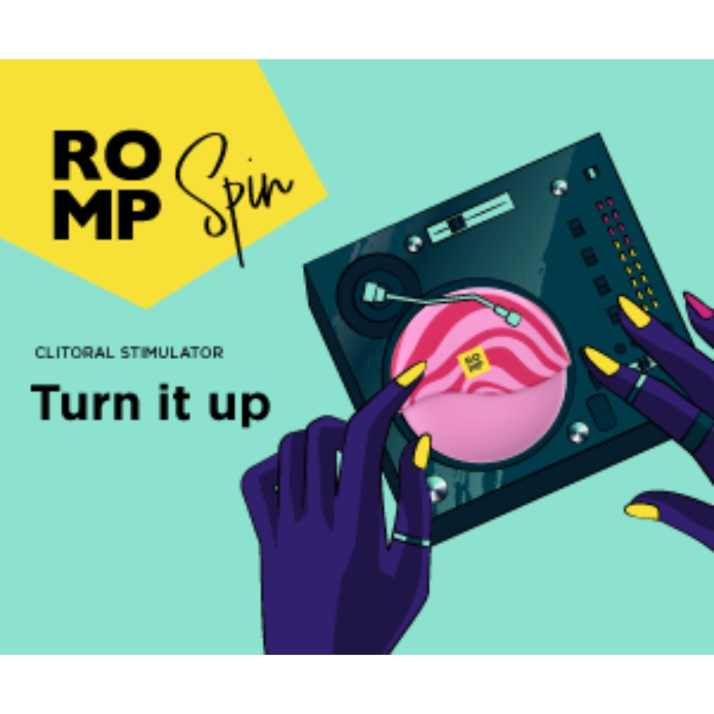 Вакуумний вібратор - Вакуумний стимулятор клітора ROMP Spin в тревел-форматі, рожевий 3