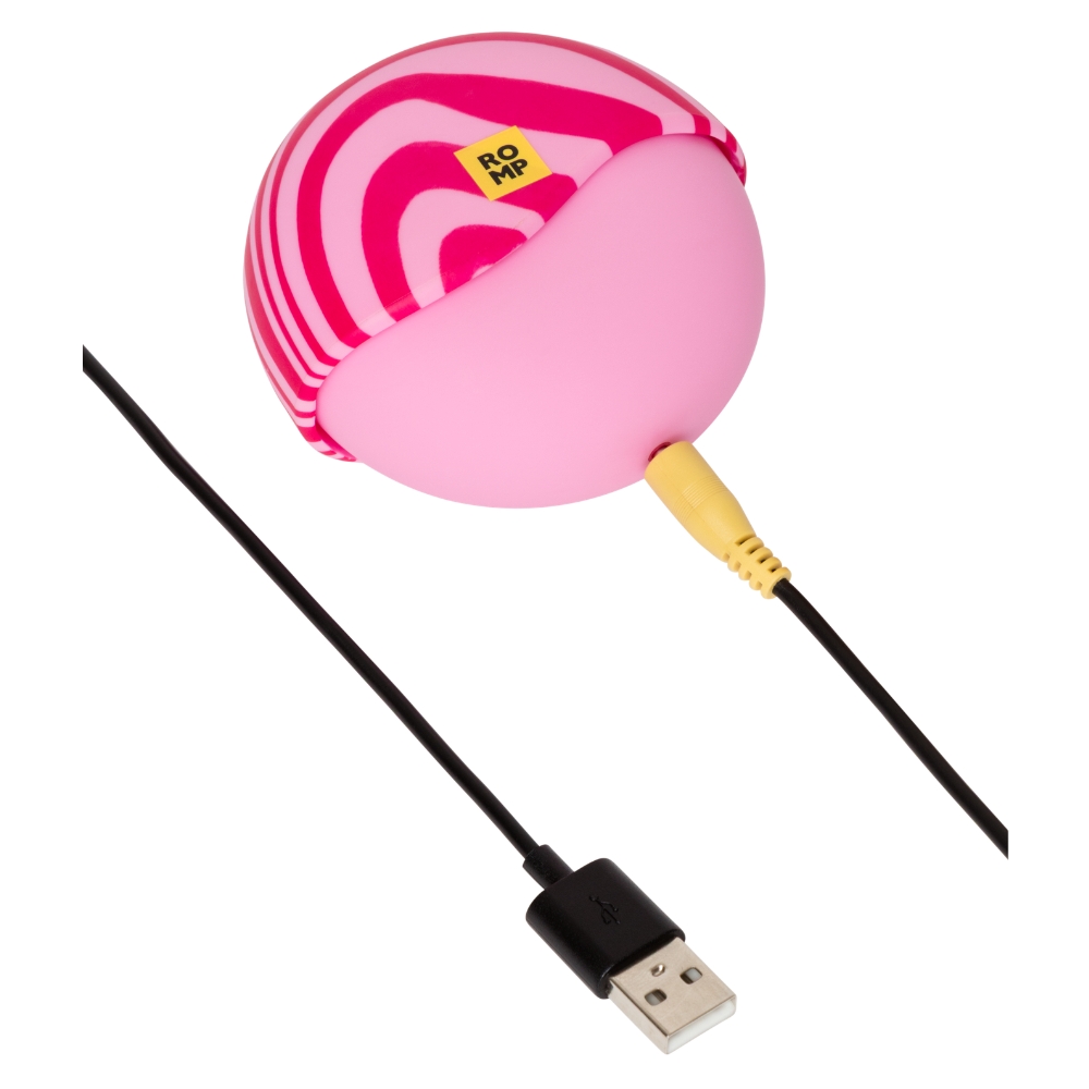 Вакуумний вібратор - Вакуумний стимулятор клітора ROMP Spin в тревел-форматі, рожевий 30