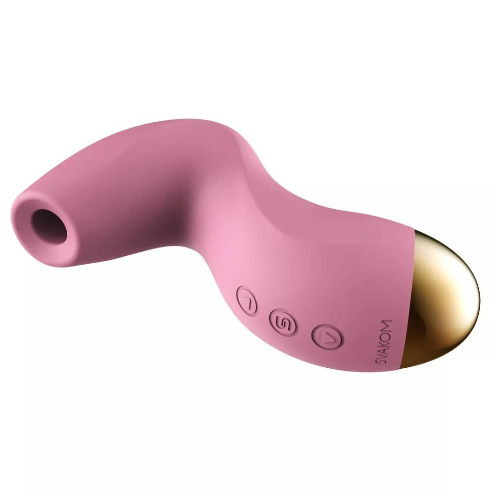 Секс игрушки - Вакуумный стимулятор клитора Svakom Pulse розовый, 12.9 х 4.3 см 3