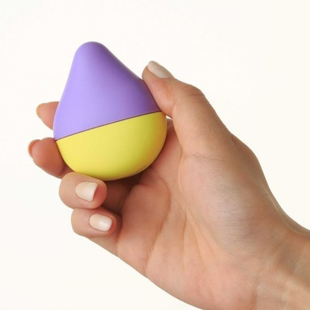 Секс игрушки - Вибратор для клитора Iroha Mini, фиолетово-желтый 5