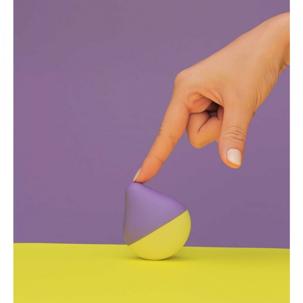 Секс игрушки - Вибратор для клитора Iroha Mini, фиолетово-желтый 2