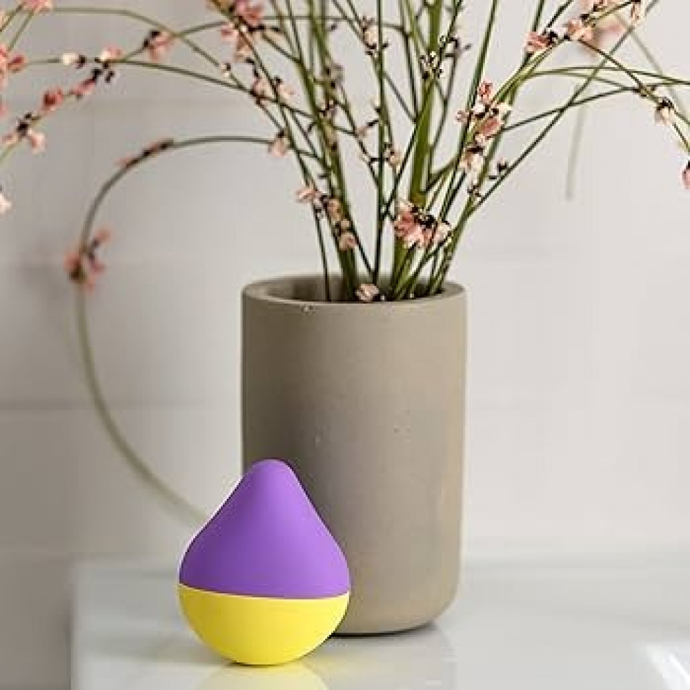 Різне - Вібратор для клітора Iroha Mini, фіолетово-жовтий 3