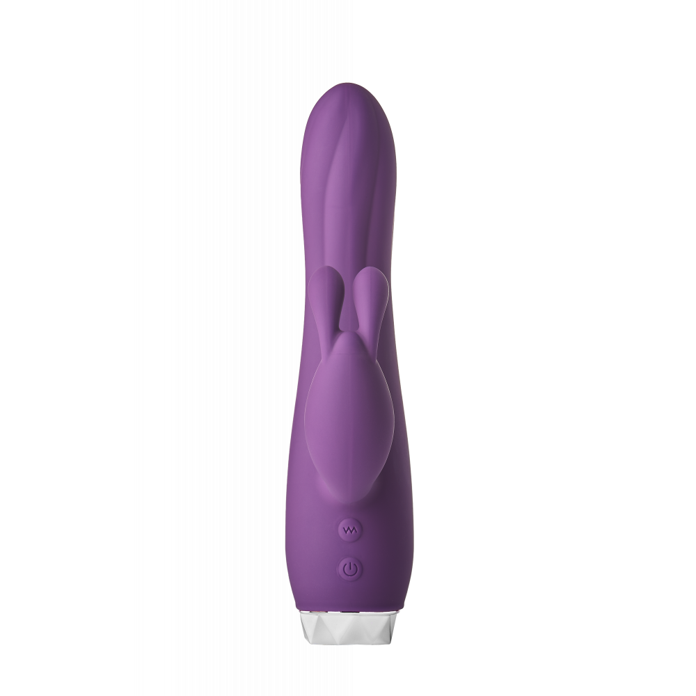 Разное - Вибратор кролик Dream Toys Flirts Rabbit, фиолетовый, 17 х 3 см 2