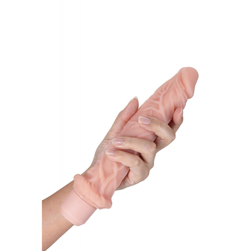 Разное - Вибратор реалистичный с выпуклыми венками Blush Dr. Skin Dr. Richard, бежевый 2