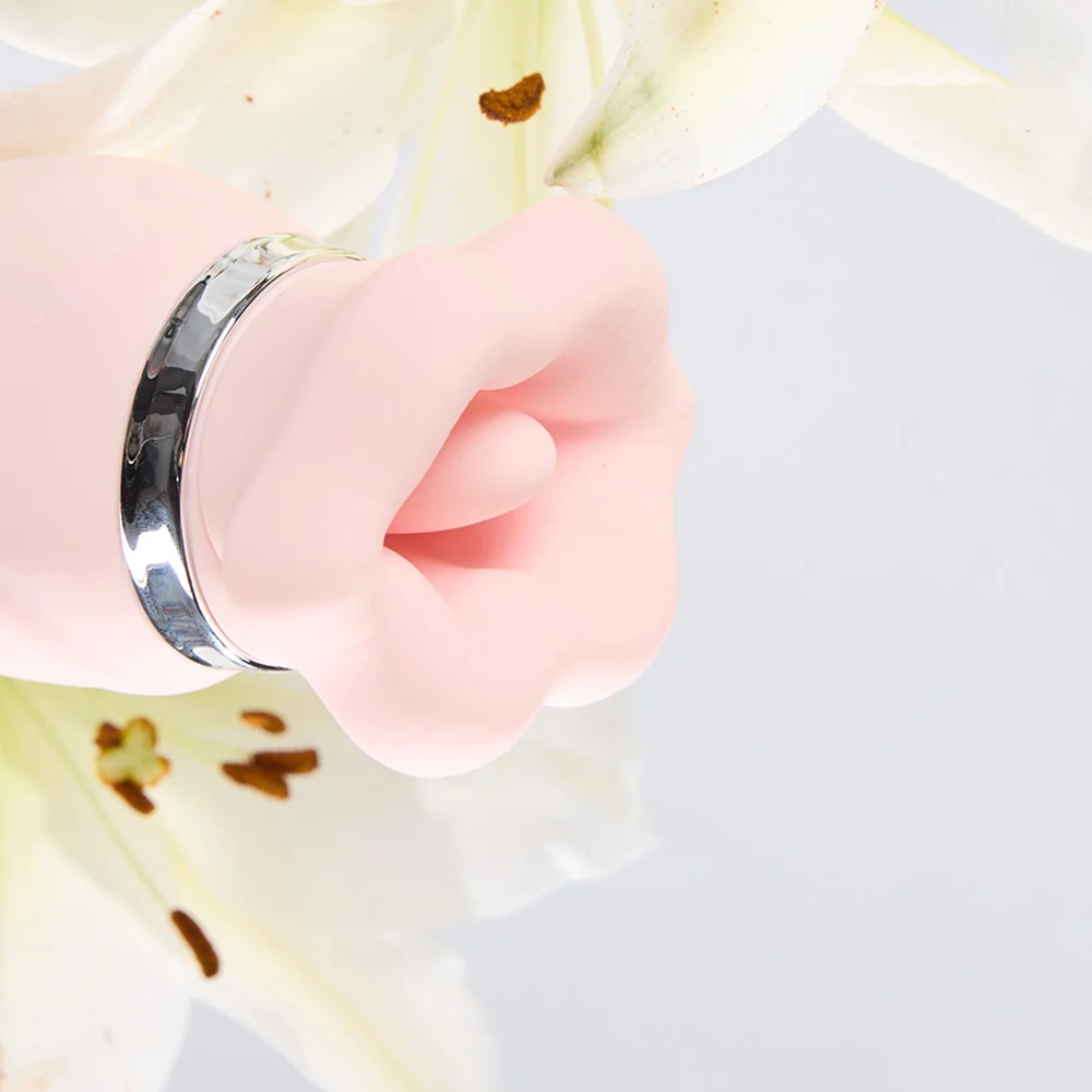 - Вібратор і кліторальний стимулятор BeYourLover Devil Flower із функцією всмоктування, рожевий, 24,3 × 3,7 см 2
