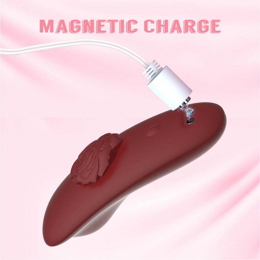 Разное - Вибрационный стимулятор в трусики Chisa Kissen Multiflora с пультом, красный 7