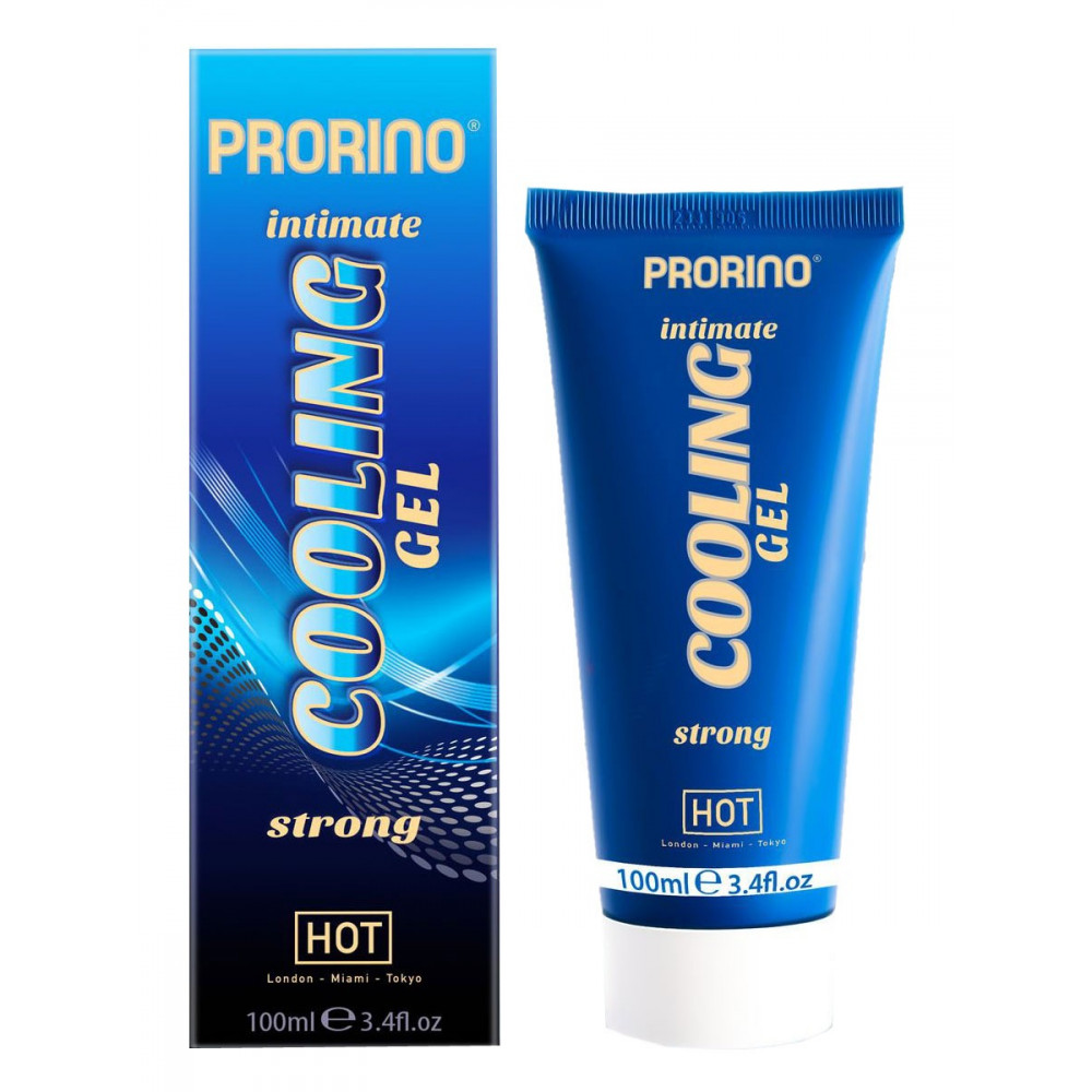 Разное - Интимный гель Hot PRORINO Intimate Strong с эффектом охлаждения, 100 мл