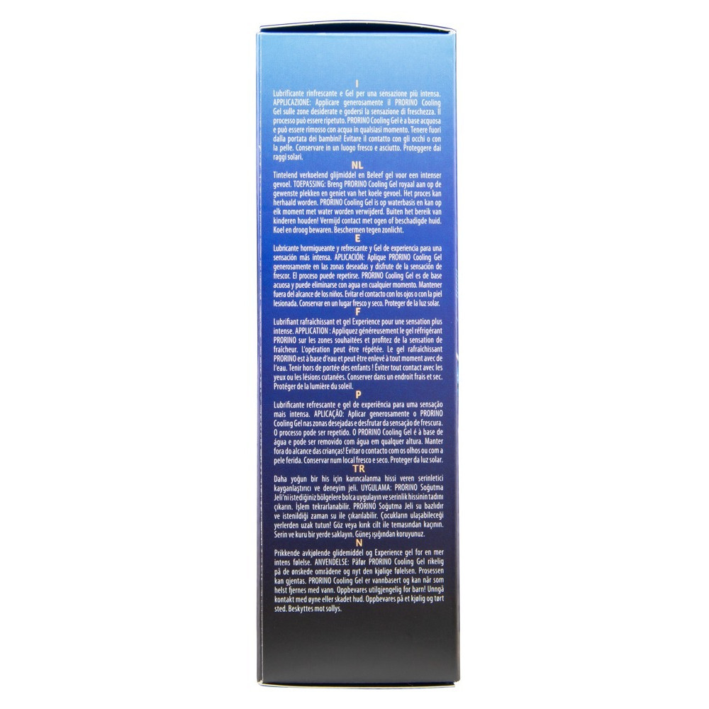 Разное - Интимный гель Hot PRORINO Intimate Strong с эффектом охлаждения, 100 мл 5
