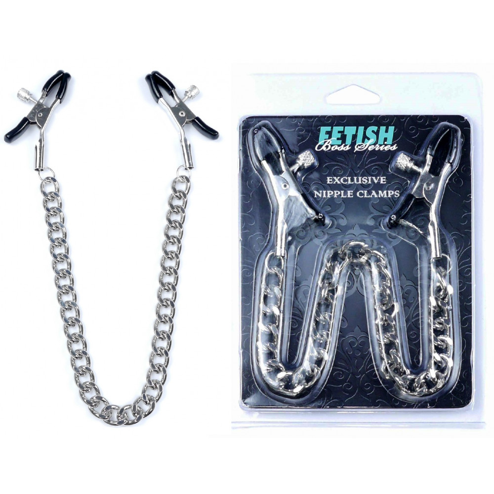 Різне - Затискачі для сосків Fetish Boss Series - №9 Exclusive Nipple Clamps, BS6100017