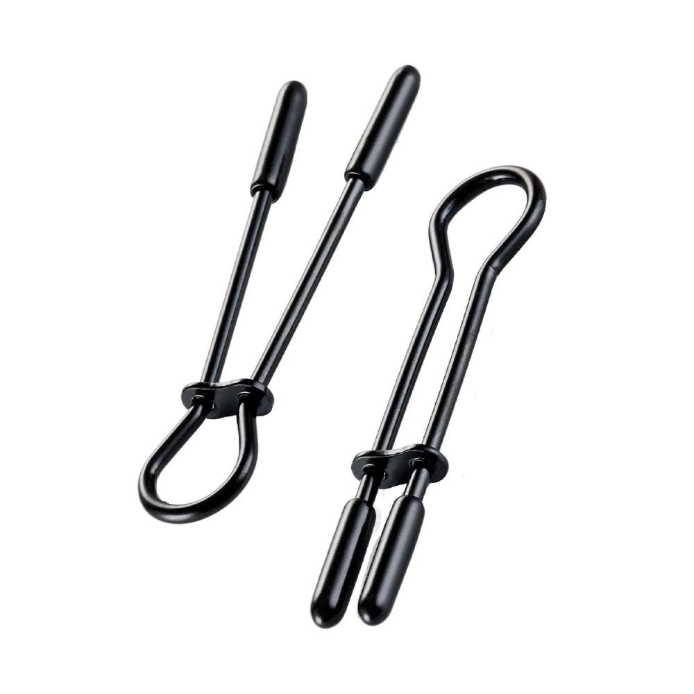  - Затискачі для сосків Guilty Pleasure Tassel Tease Clamps, чорно-золоті 3