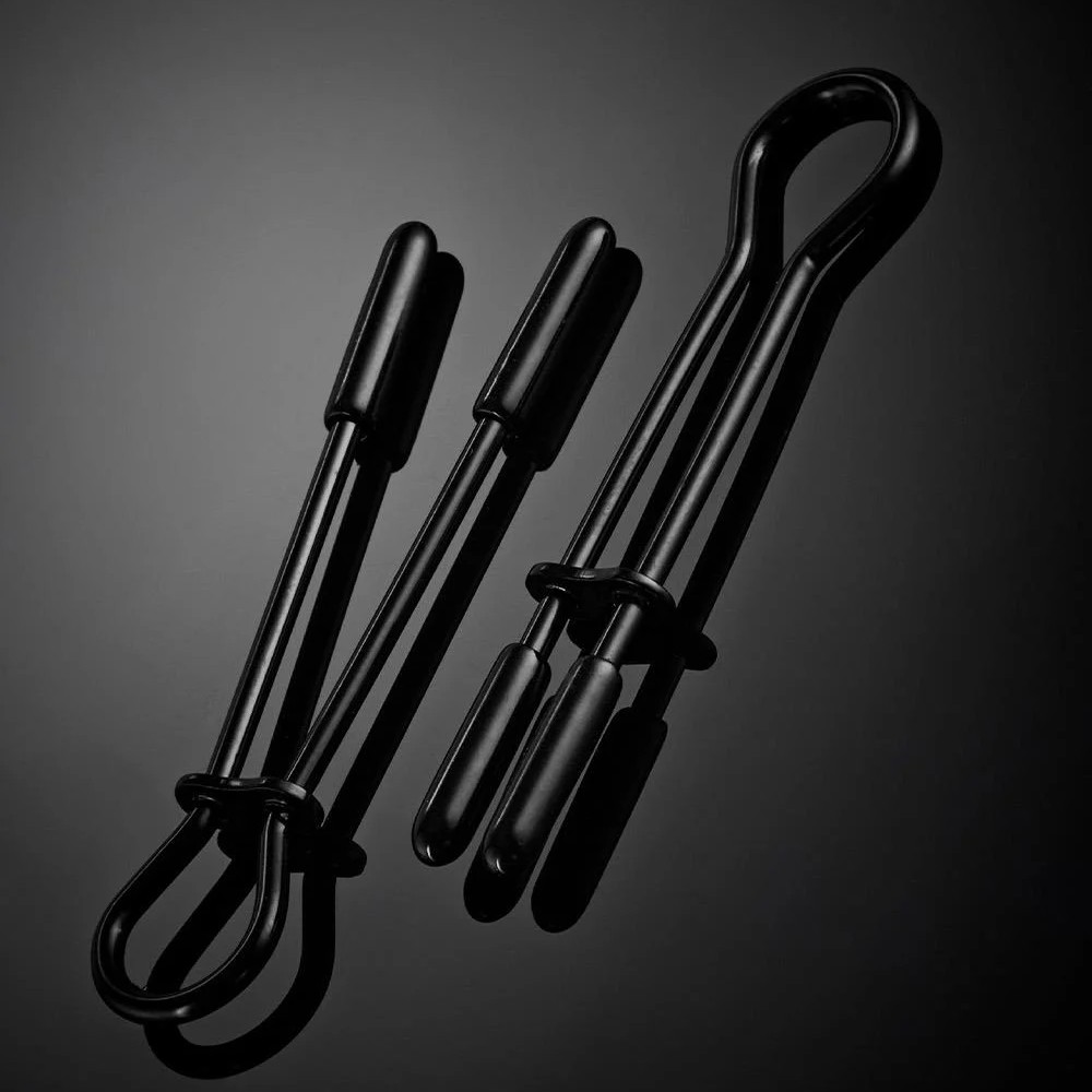  - Затискачі для сосків Guilty Pleasure Tassel Tease Clamps, чорно-золоті 6
