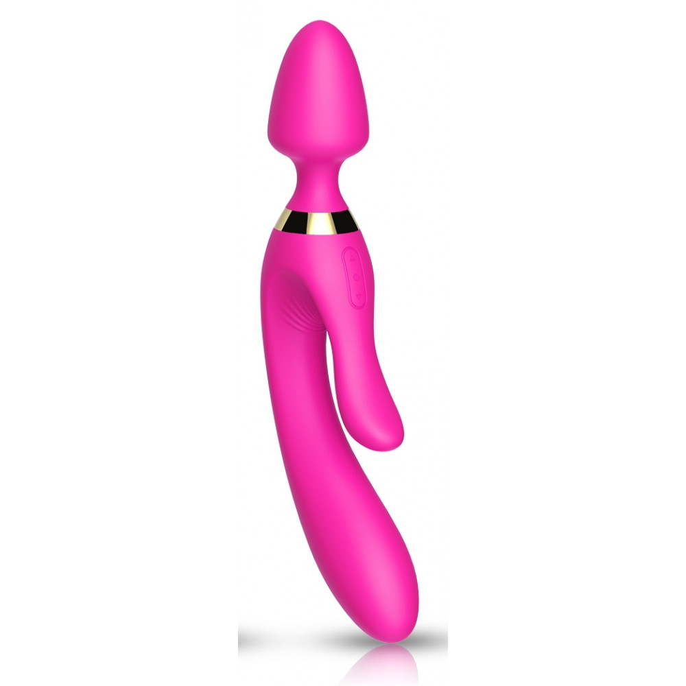 Вибратор - Вибромассажер Boss Series - Magic Wand USB Pink 9 Function, BS5200027 5