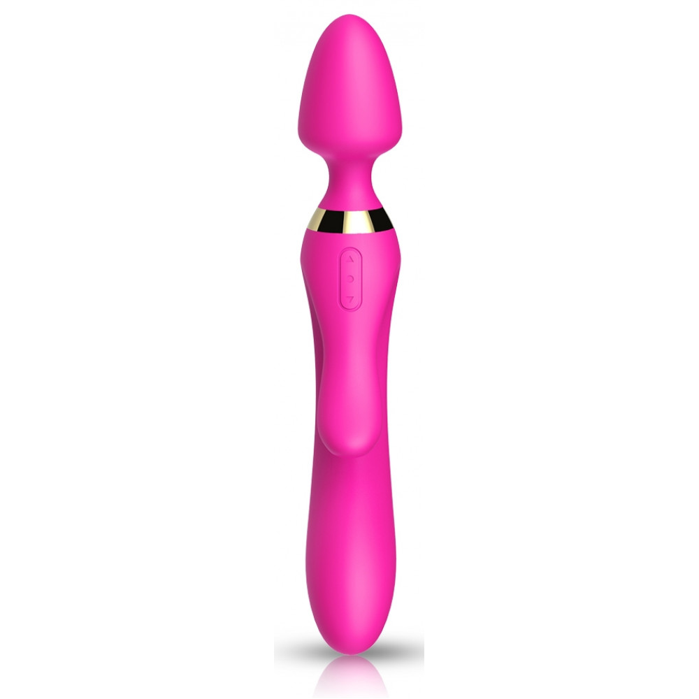 Вибратор - Вибромассажер Boss Series - Magic Wand USB Pink 9 Function, BS5200027 4