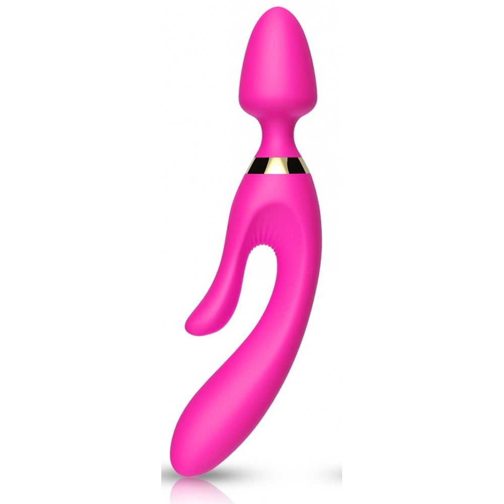 Вибратор - Вибромассажер Boss Series - Magic Wand USB Pink 9 Function, BS5200027