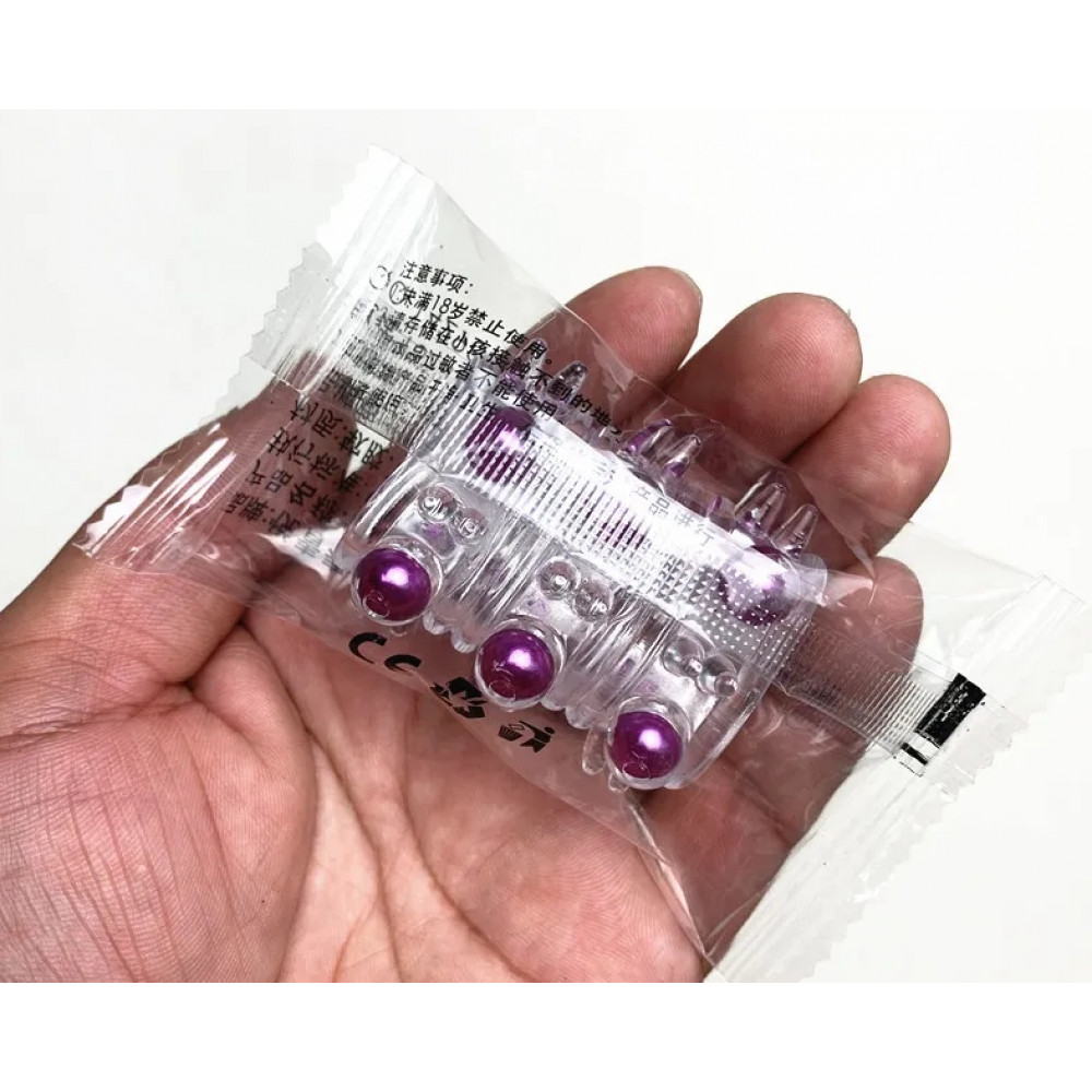 Разное - Насадка стимулирующая AR028-04 Purple, ( 1 шт ) 3