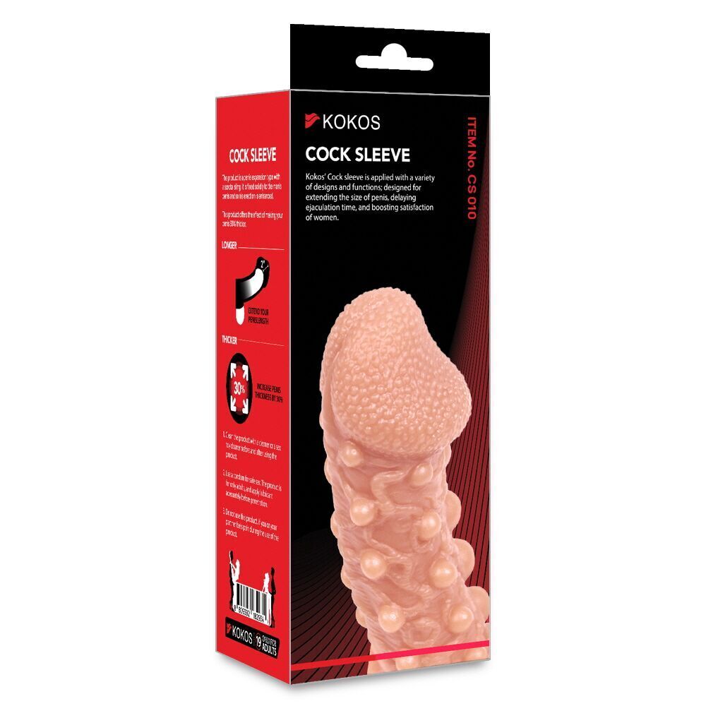 Секс игрушки - Насадка на член Kokos Cock Sleeve CS 010 S (мятая упаковка!!!) 4