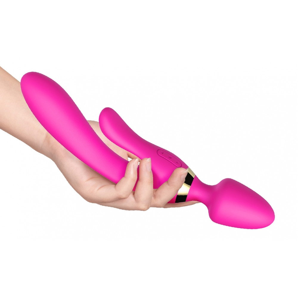 Вибратор - Вибромассажер Boss Series - Magic Wand USB Pink 9 Function, BS5200027 8