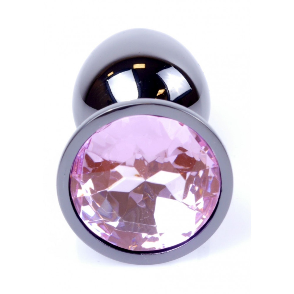 Анальные игрушки - Анальная пробка Boss Series - Jewellery Dark Silver PLUG Rose S, BS6400027 7