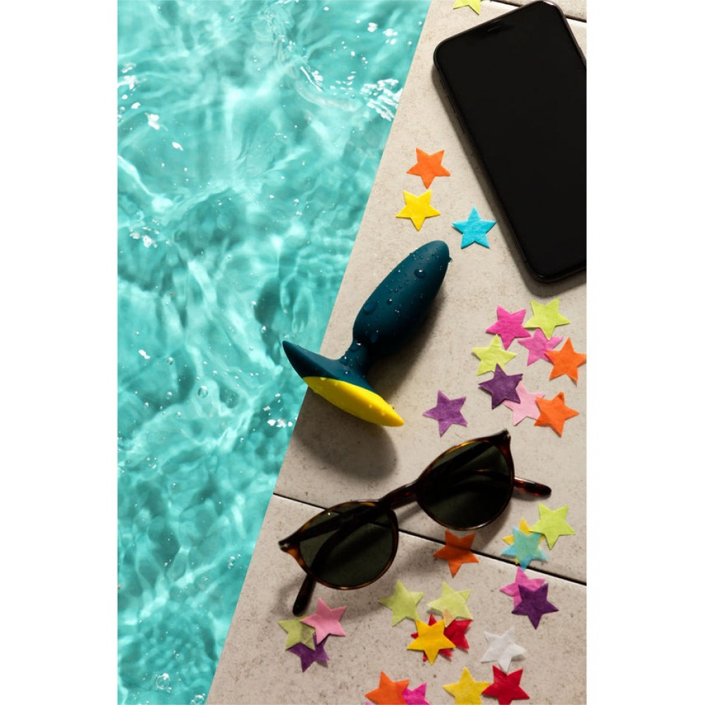 Анальные игрушки с вибрацией - Анальная пробка с вибрацией Romp Bass темно-зеленая 8