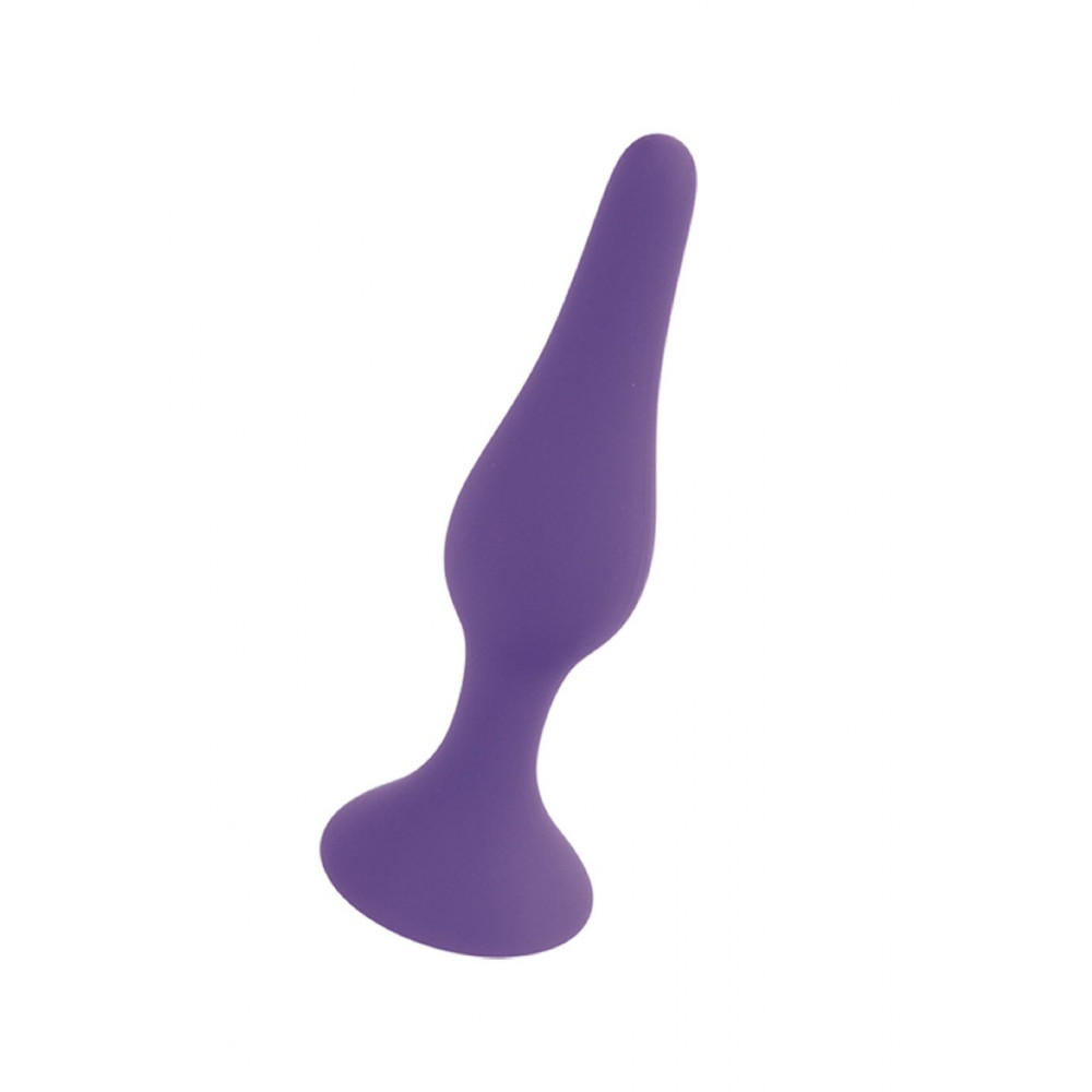 Анальные игрушки - Анальный плаг Silicone Plug Purple - Medium, BS6400089