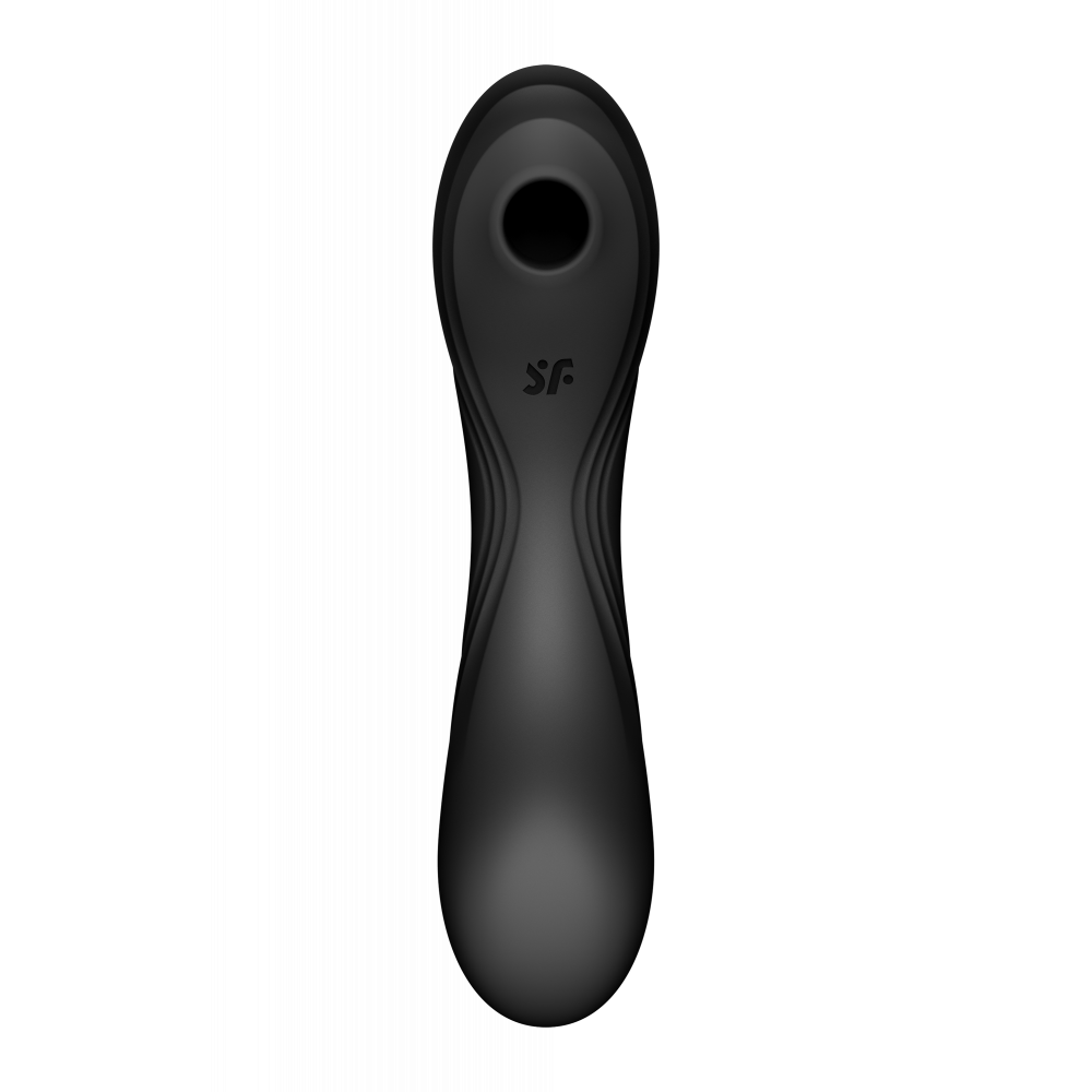 Разное - Двойной вибратор с вакуумной стимуляцией Satisfyer Curvy Trinity 4 черный 3