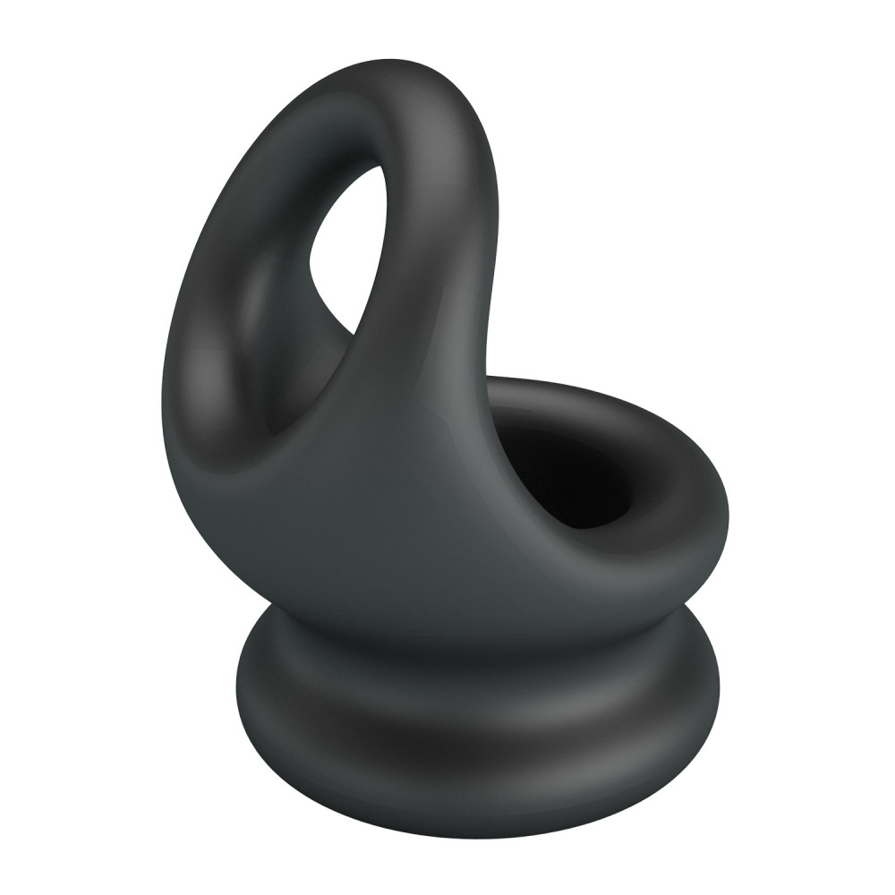  - Ерекційне кільце Crazy Bull - Oberon Silicone Cock Ring, BI-210240 4