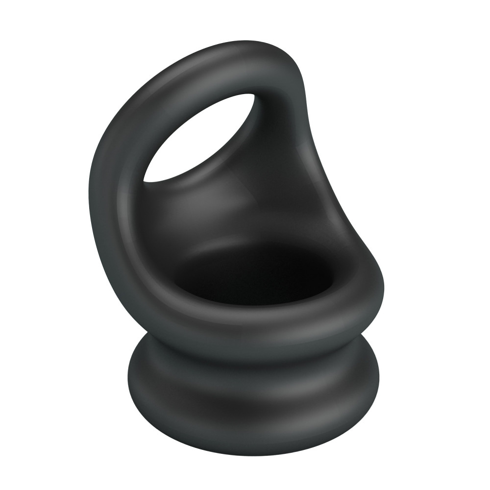  - Ерекційне кільце Crazy Bull - Oberon Silicone Cock Ring, BI-210240 3