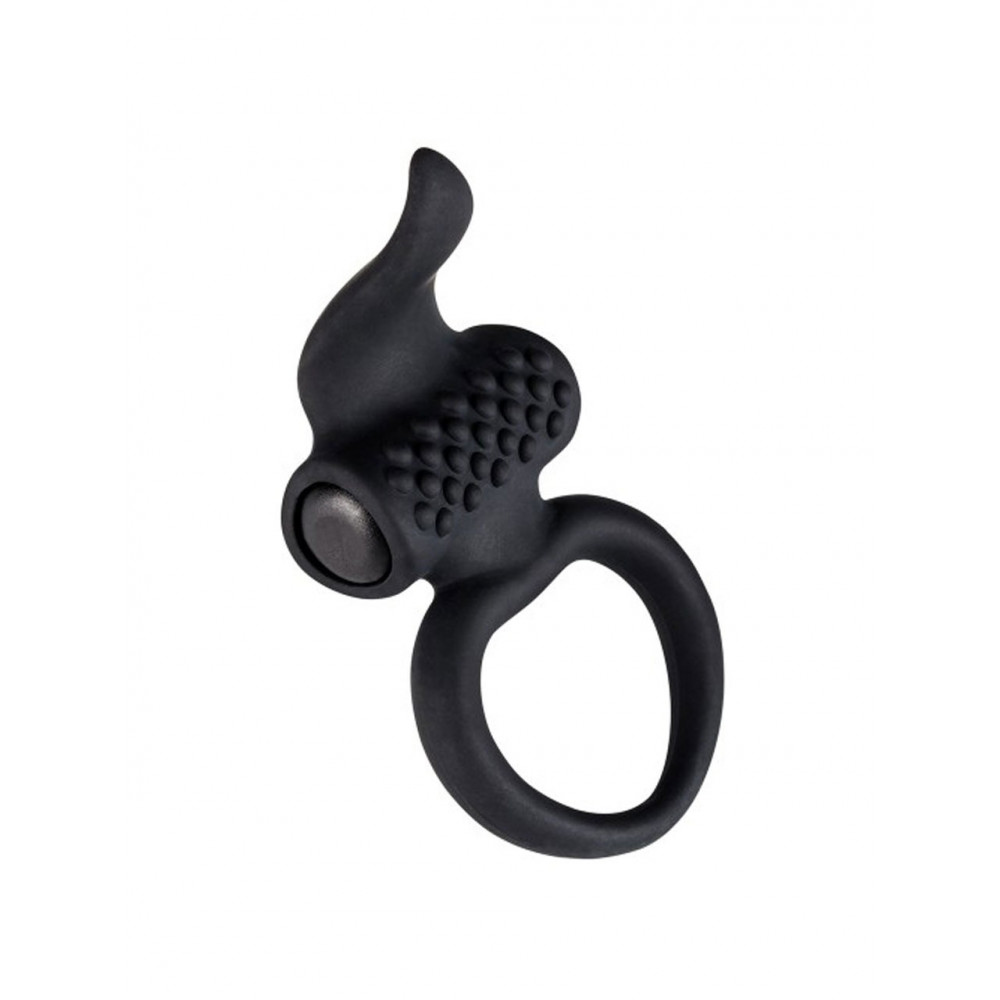 Секс игрушки - Эрекционное кольцо Lingus Black с вибрацией
