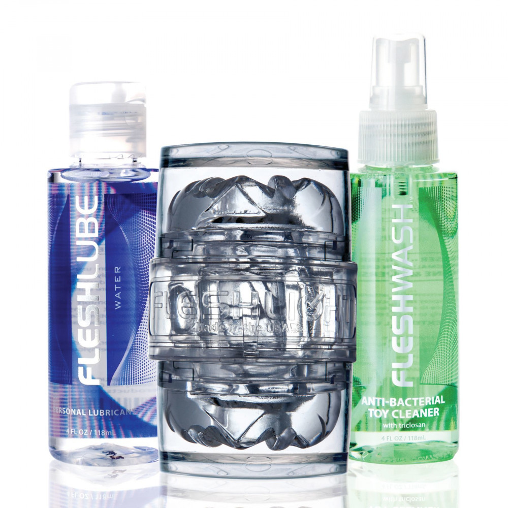 Мастурбатор - Мастурбатор Fleshlight Quickshot Vantage Value Pack: смазка и чистящее средство