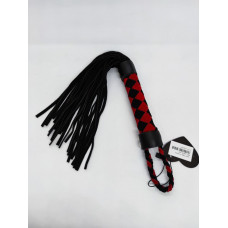 Флоггер DS Fetish Leather flogger M red/black