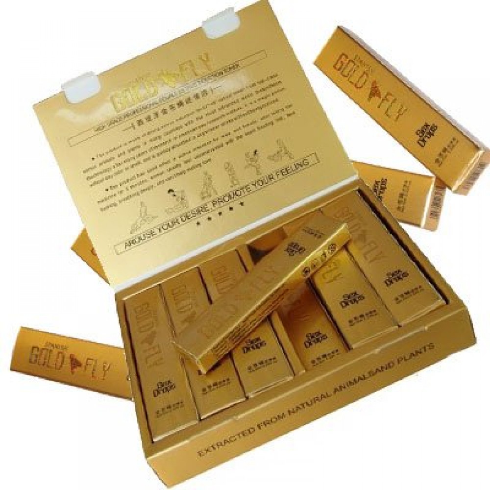 Возбуждающие препараты - Капли возбуждающие Gold fly (цена за один стик)