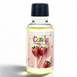 Масло массажное Candy с ароматом Клубника со сливками, 50 мл