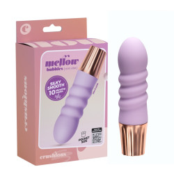 Мини-вибратор CRUSHIOUS Mellow Bubbles, лавандовый, 11 х 2,8 см