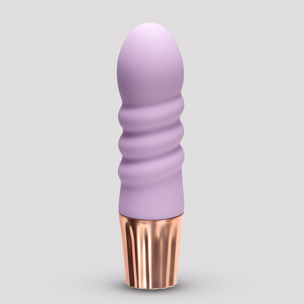 Классический вибратор - Мини-вибратор CRUSHIOUS Mellow Bubbles, лавандовый, 11 х 2,8 см 2