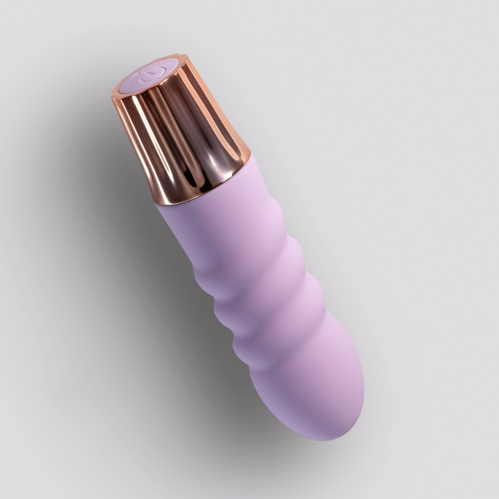 Классический вибратор - Мини-вибратор CRUSHIOUS Mellow Bubbles, лавандовый, 11 х 2,8 см 5