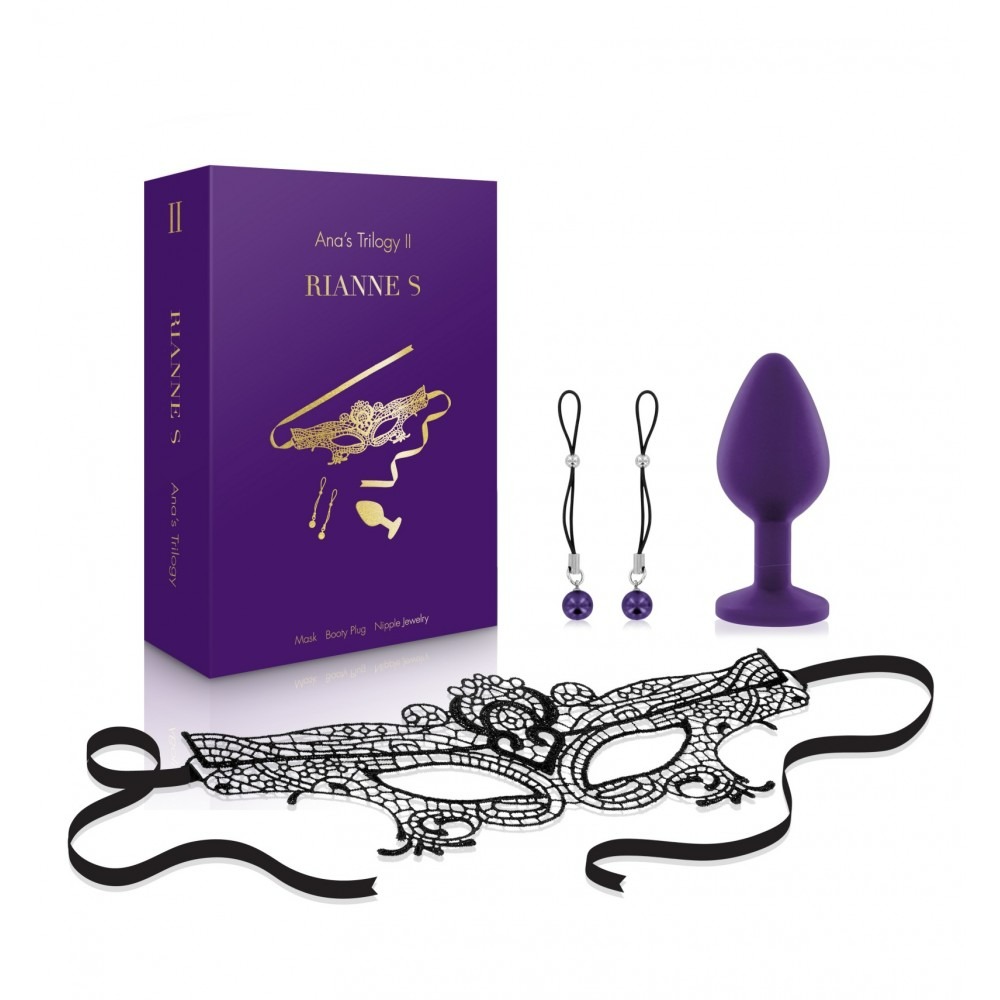 Секс игрушки - Набор аксессуаров Rianne S для БДСМ фиолетового цвета